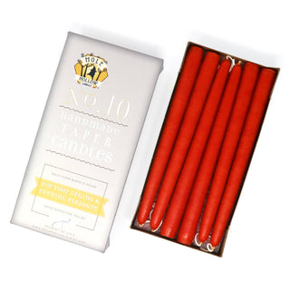 10" Taper Candles - Choose from 39 colors!: Sunspot Orange
