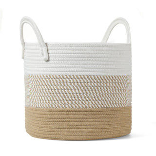Austin Organic Cotton Rope Storage Basket: Large
