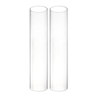 Glass Candlestick Holders Taper Candle Holders Tabletop: Clear