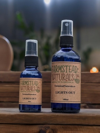 Lights Out - Essential oil Spray - Farmstead Naturals: 100mL