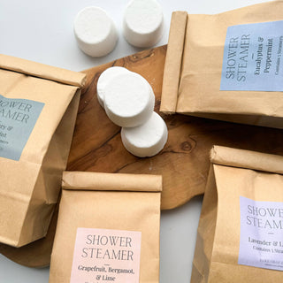 Shower Steamers -5 packs: Eucalyptus & Peppermint / 5 Pack Kraft Paper