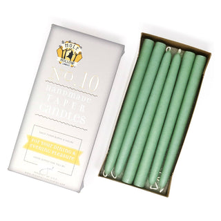 10" Taper Candles - Choose from 39 colors!: Shell White