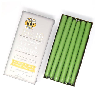 10" Taper Candles - Choose from 39 colors!: Lime Green