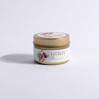 Lavender Fig - Just Bee Candles: 7 oz (up to 40 hrs of clean burning)