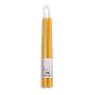 Beeswax Taper Candles – Eco-Friendly, Dripless & Handmade: Apricot / 10"