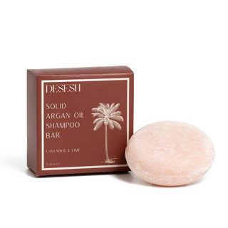 Solid Argan Oil Shampoo Bar (No Artificial Fragrances): Lavender & Lime