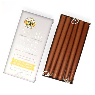 10" Taper Candles - Choose from 39 colors!: Shell White
