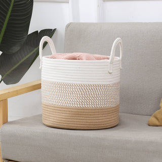 Austin Organic Cotton Rope Storage Basket: Large
