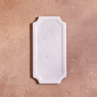White Marble Framed Board Rectangular