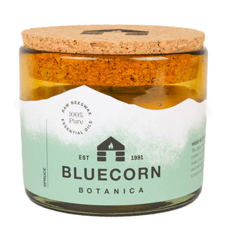 Beeswax Scented Candles with Pure Essential Oils: Eucalyptus - Orange / 8 oz