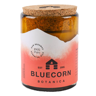 Beeswax Scented Candles with Pure Essential Oils: Tangerine - Geranium / 22 oz