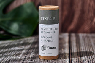 Natural Sensitive Deodorant (Aluminum Free, No Baking Soda): Lavender & Rose