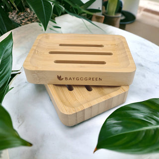 Bamboo Soap Dish: Rectangle