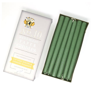 10" Taper Candles - Choose from 39 colors!: Colonial Green