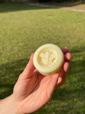 Triple Butter Beeswax Lotion Bar: Natural Chocolate