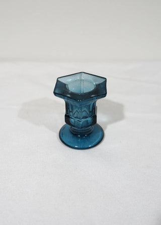 Glass Candlestick Holders Taper Candle Holders Tabletop: Blue