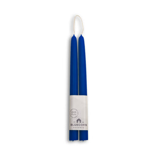 Beeswax Taper Candles – Eco-Friendly, Dripless & Handmade: Blue / 10"