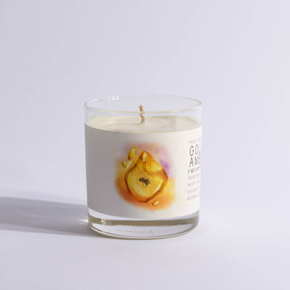 Golden Amber - Just Bee Candles: 13 oz (up to 60 hrs of clean burning)