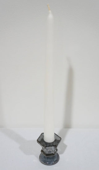 Glass Candlestick Holders Taper Candle Holders Tabletop: Mauve