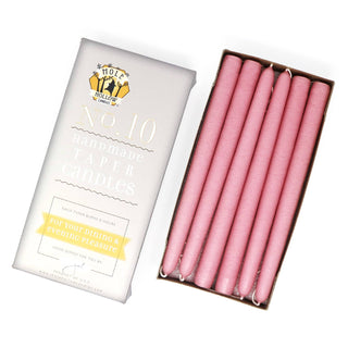 10" Taper Candles - Choose from 39 colors!: Shell White