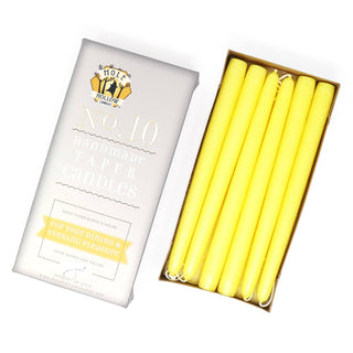 10" Taper Candles - Choose from 39 colors!: Lime Green