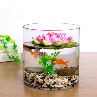 WGV Clear Cylinder Glass Vase - 8" x 8"H