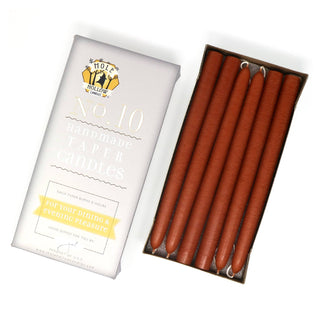 10" Taper Candles - Choose from 39 colors!: Shell White