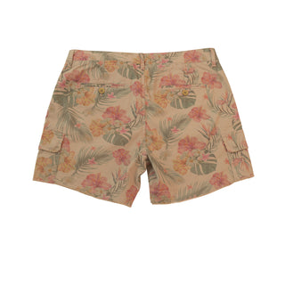 CAPRI PRINTED SHORTS - Simple Laguna (WOMEN'S SHORTS) - light gray - back